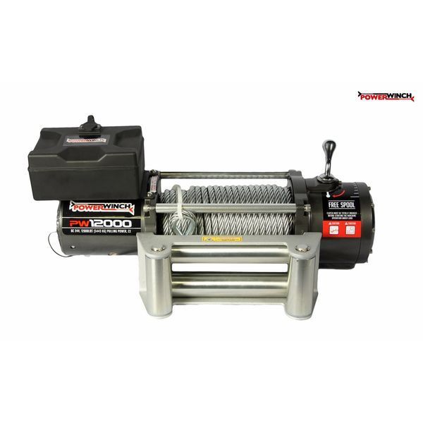 Лебедка электрическая автомобильная POWERWINCH PW12000 24V T12640 фото