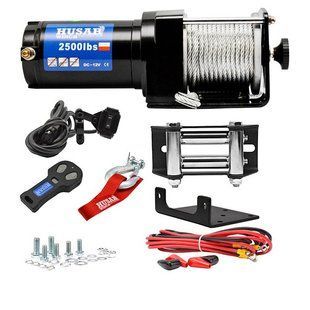 Лебідка електрична до квадроцикла HUSAR BST 2500 12V T12245 фото