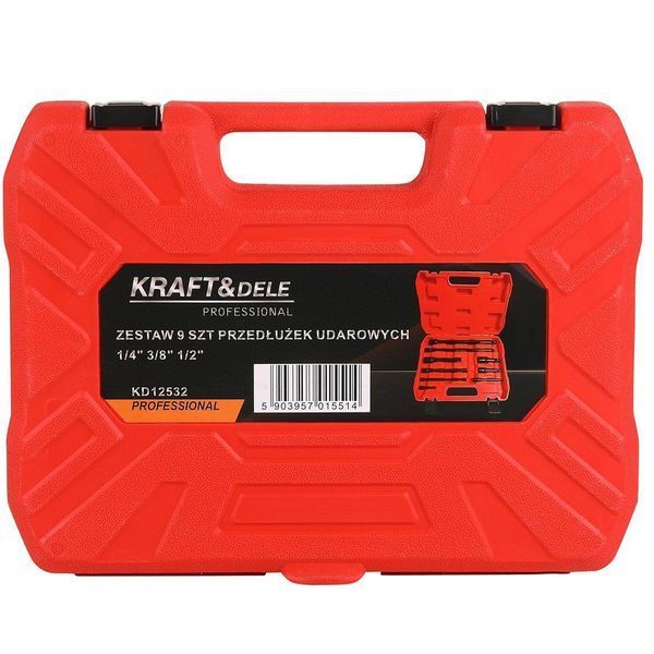 Подовжувачі для торцевих головок KRAFT&DELE KD12532 [9 штук] T14559 фото