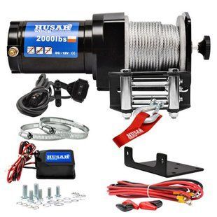 Лебідка електрична до квадроцикла HUSAR BST 2000 12V T6304 фото