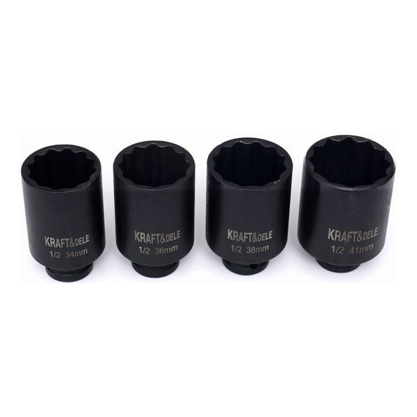 Набор ударных головок 1/2" KRAFT&DELE KD11754 [4 штуки] T14562 фото