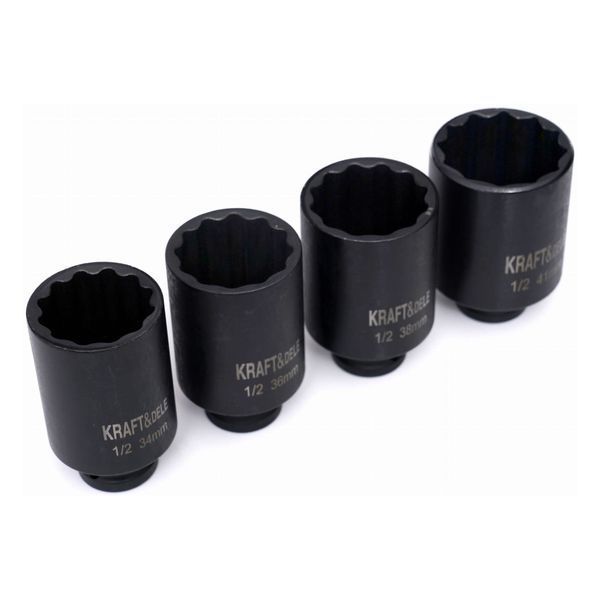 Набор ударных головок 1/2" KRAFT&DELE KD11754 [4 штуки] T14562 фото