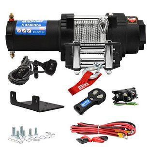 Лебідка електрична до квадроцикла HUSAR BST S 4500 12V T6309 фото
