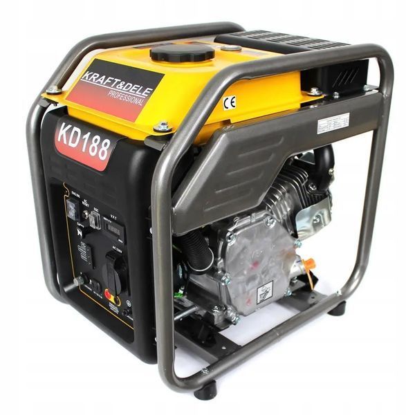 Генератор инверторный бензиновый KRAFT&DELE KD188 4500 W 4,2-4,5 кВт (Польша) 1 фаза T11649-MP фото