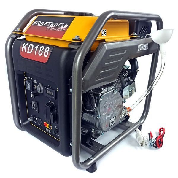 Генератор инверторный бензиновый KRAFT&DELE KD188 4500 W 4,2-4,5 кВт (Польша) 1 фаза T11649-MP фото