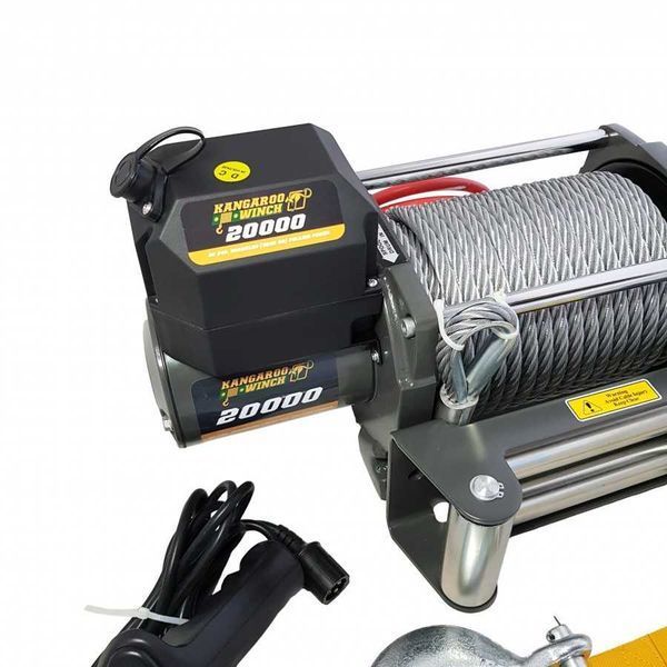 Лебідка електрична автомобільна KANGAROOWINCH K20000E 24V T7325 фото