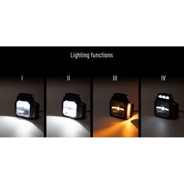 Фара головного света светодиодная KAMAR L3438 51 LED 5 функций T13601 фото