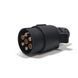 Вилка на прицеп 7 контактная KAMAR 7 PIN 12V с гайкой E1320-A T12157 фото 2