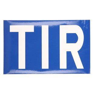 Наклейка для международных перевозок "TIR" T11228 фото