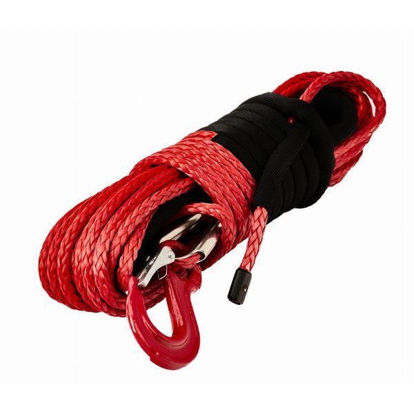 Трос синтетический для лебедки KRAFT&DELE KD1319 6,8 т 24 м с крюком T15016 фото