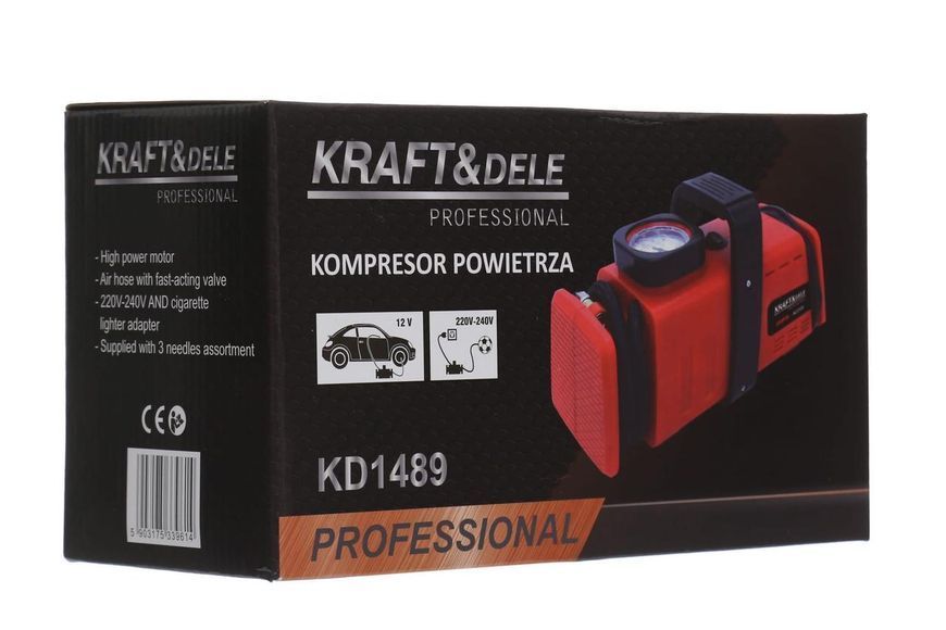 Автомобільний компресор KRAFT&DELE KD1489 T14524 фото