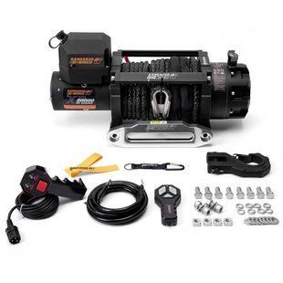 Лебідка електрична автомобільна KANGAROOWINCH K20000XP 24V з синтетичним тросом T14937 фото