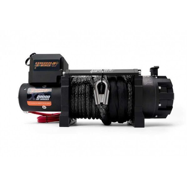 Лебідка електрична автомобільна KANGAROOWINCH K20000XP 24V з синтетичним тросом T14937 фото
