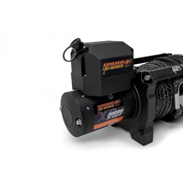 Лебідка електрична автомобільна KANGAROOWINCH K20000XP 24V з синтетичним тросом T14937 фото