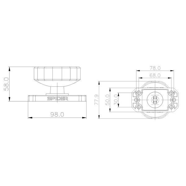 Кронштейн до ліхтаря X-SPIDER KAMAR AKC1310-1 T15190 фото