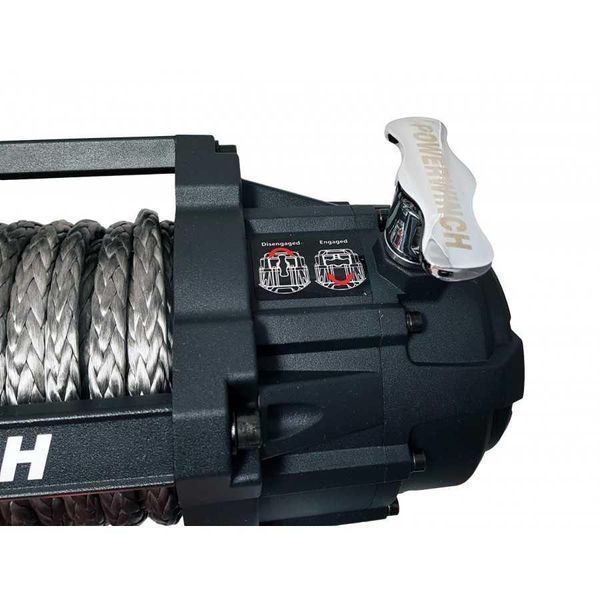 Лебедка электрическая автомобильная KANGAROOWINCH K12000 Extreme HD 12V с синтетическим тросом T14598 фото