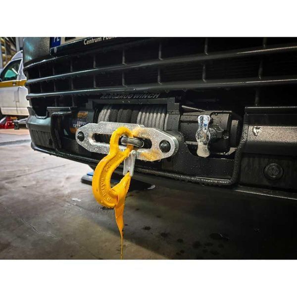 Лебедка электрическая автомобильная KANGAROOWINCH K12000 Extreme HD 12V с синтетическим тросом T14598 фото