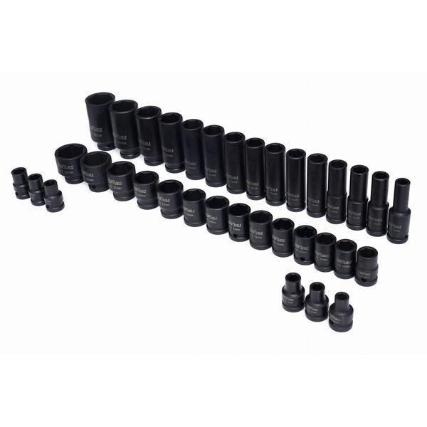 Набор ударных головок 1/2" KRAFT&DELE KD11757 [35 штук] T14525 фото