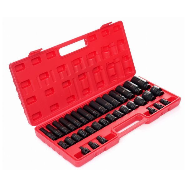 Набор ударных головок 1/2" KRAFT&DELE KD11757 [35 штук] T14525 фото