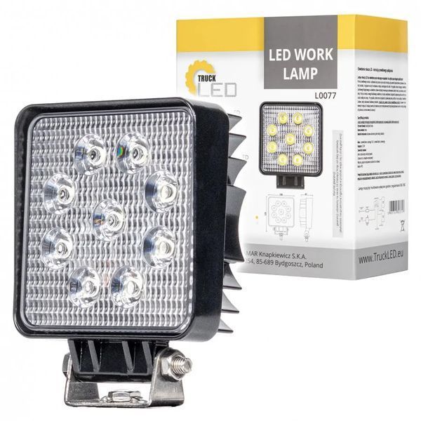 Фара рабочего света светодиодная KAMAR L0077 9 LED 1774 LM T12162 фото