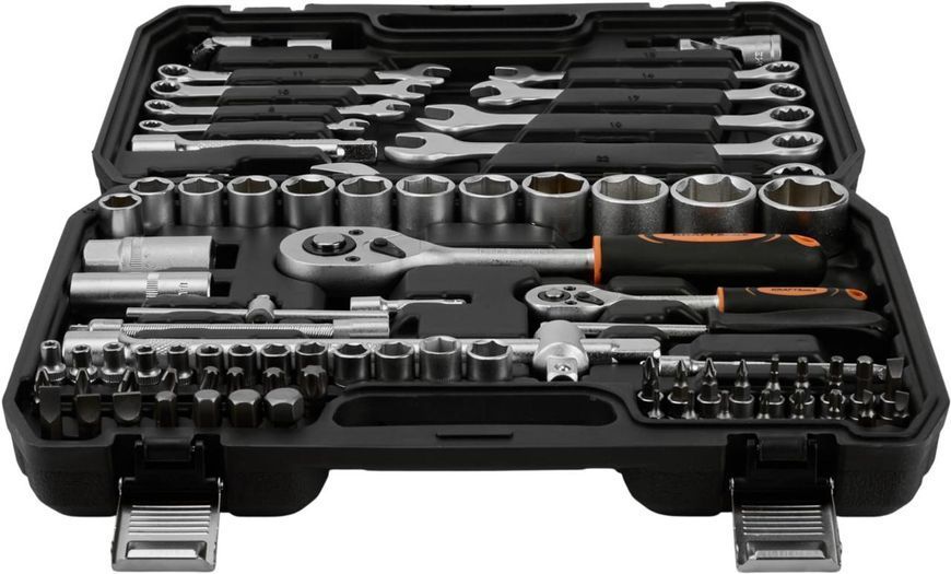 Набір інструментів KRAFT&DELE KD10832 1/2" 1/4" 82 предмета T14727 фото