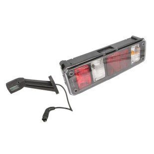 Ліхтар задній DAF KRONE SCANIA SCHWARZMULLER 7PIN LED [TRUCKLIGHT] лівий T14324 фото