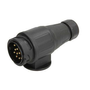 Вилка причепа 13 контактна TRUCKLIGHT 13 PIN 12V T12114 фото