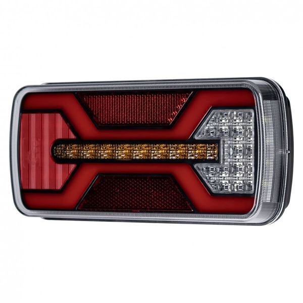 Фонарь задний светодиодный на прицеп X-SPIDER KAMAR L2426 69 LED противотуманный свет + подсветка номера T13612 фото