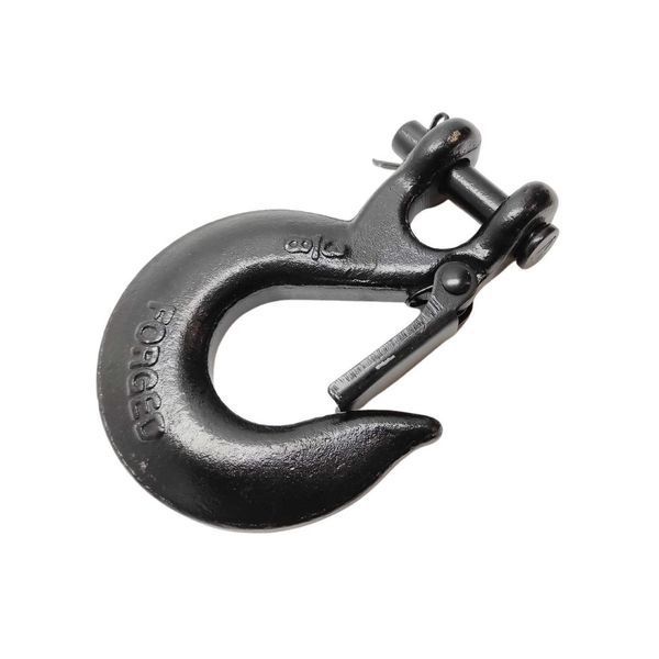 Крюк для лебедки T-MAX средний 3/8" черный T978 фото