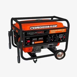 Генератор бензиновый однофазный PREMIUM POWER P3000W 2,8-3 кВт (Италия) T13012 фото