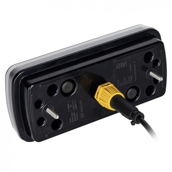Фонарь задний светодиодный на прицеп X-SPIDER KAMAR L2430 69 LED противотуманный + подсветка номера bayonet T13616 фото