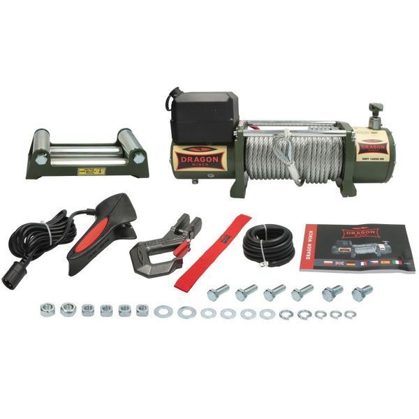 Лебідка електрична автомобільна Dragon Winch DWT 14000 HD 24V T10867 фото