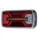 Фонарь задний светодиодный на прицеп X-SPIDER KAMAR L2430 69 LED противотуманный + подсветка номера bayonet T13616 фото 3