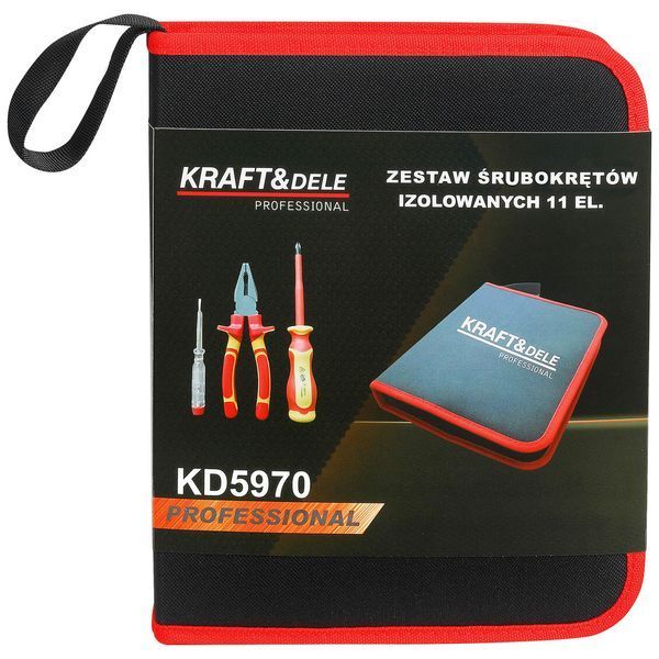 Набір ізольованих інструментів для електрика KRAFT&DELE KD5970 T15025 фото