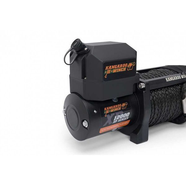 Лебідка електрична автомобільна KANGAROOWINCH K12000XP 12V з синтетичним тросом T11921 фото