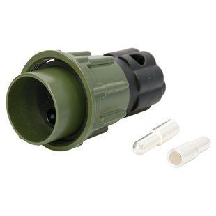 Вилка-штекер на причіп 2 контактна TRUCKLIGHT (VG 96917) NATO 2 PIN 24V T7296 фото