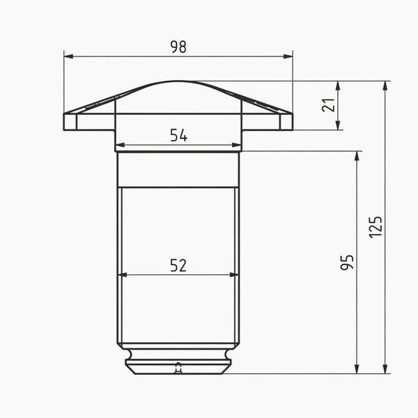 Цапфа замка контейнерного Schneider-AluTeam 906.000.276 &Oslash;52 T14837 фото
