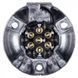 Розетка на причіп 7 контактна KAMAR 7 PIN 12V E1230 металева T11973 фото 2