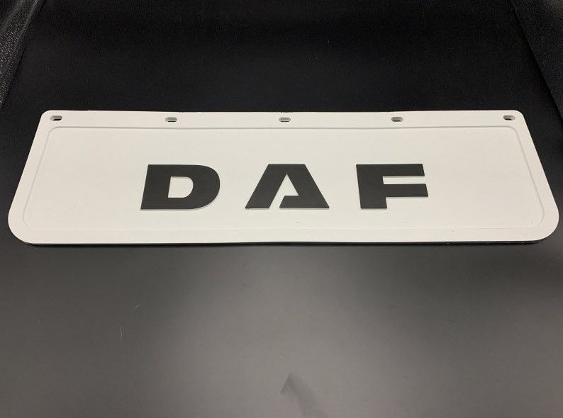 Бризковик на причіп DAF 600x180 мм білий -замовлення від 2 штук- T11672 фото