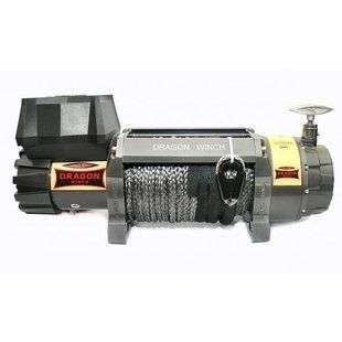 Лебедка электрическая автомобильная Dragon Winch DWH 9000 HD 12V с синтетическим тросом T11724 фото