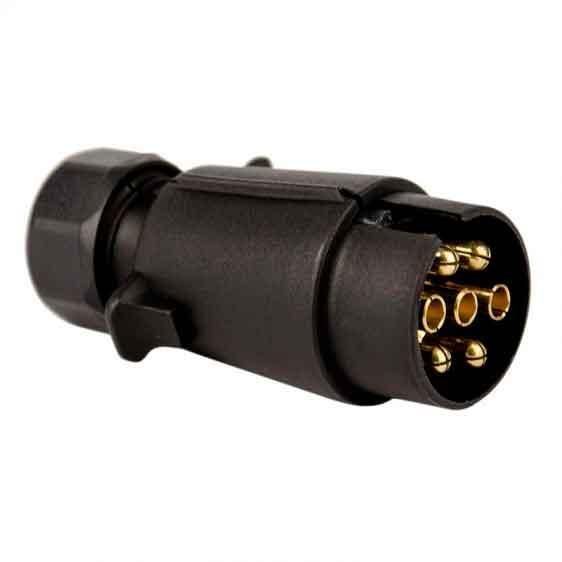 Вилка на прицеп 7 контактная FRISTOM 7 PIN 12V T624 фото
