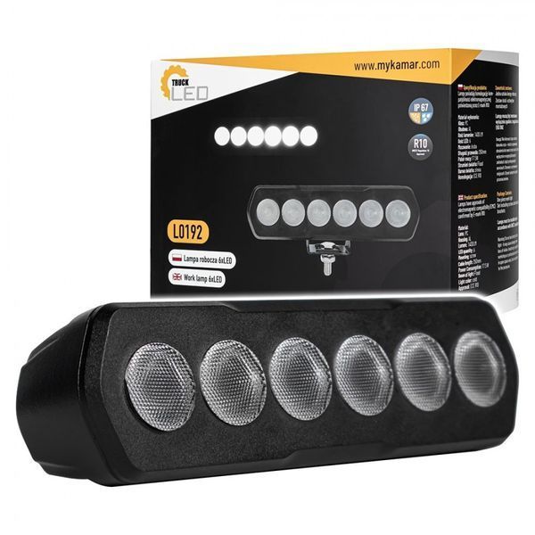 Фара рабочего света светодиодная KAMAR L0192 6 LED 1400 LM T13775 фото