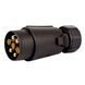 Вилка на прицеп 7 контактная FRISTOM 7 PIN 12V T624 фото 3