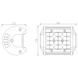Фара рабочего света светодиодная KAMAR LB0114 12 LED 1000 LM T13079 фото 4
