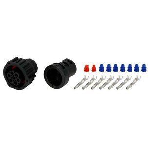 Роз'єм для з'єднання дротів AMP 1.5 7 PIN TRUCKLIGHT bayonet M680043 папа T11445 фото