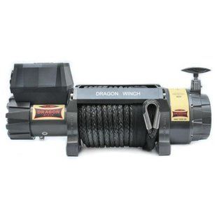 Лебедка электрическая автомобильная Dragon Winch DWH 15000 HD 12V с синтетическим тросом T11725 фото