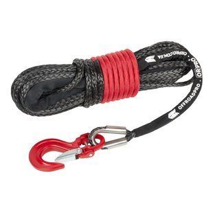 Синтетичний трос до лебідки ORPRO Dyneema 13 т 25 м з гаком T13574 фото