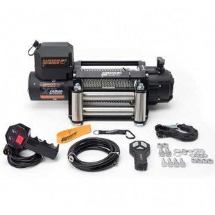 Лебедка электрическая автомобильная KANGAROOWINCH K14000XP 12V T11925 фото