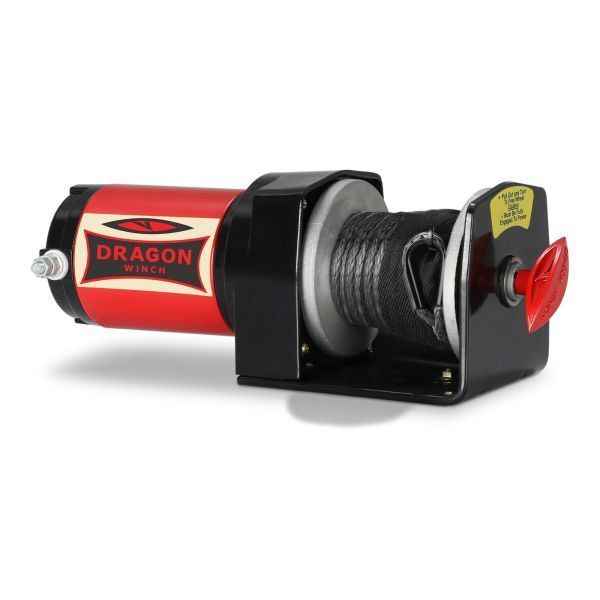 Лебедка электрическая для квадроцикла Dragon Winch DWM 2000 ST 12V с синтетическим тросом T14977 фото