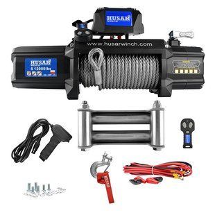 Лебідка електрична автомобільна HUSAR BST S 12000 12V T6336 фото
